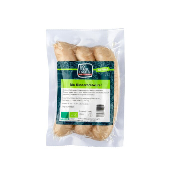 Bio-Rinderbratwurst – Bild 2